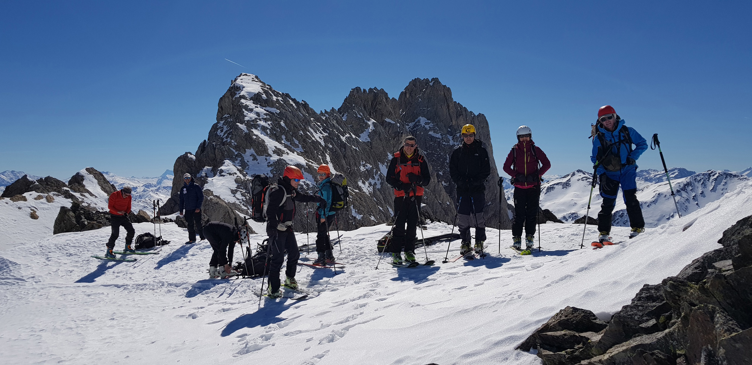 SPUC Raid autour du Thabor dans les Hautes Alpes; mars 2019